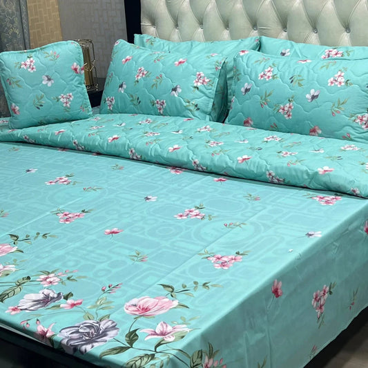 7Pcs Printed Comforter Set