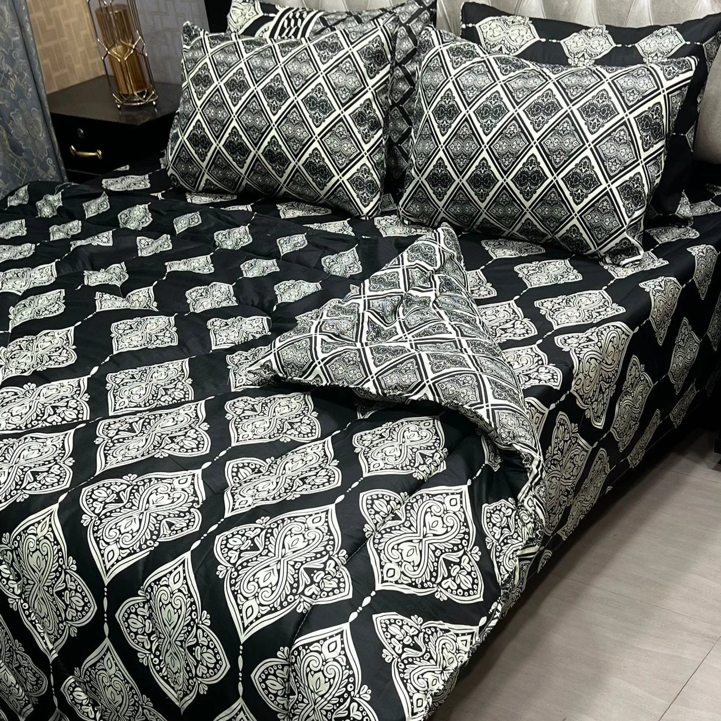 Premium Quilted 6-Pcs Razai Set
