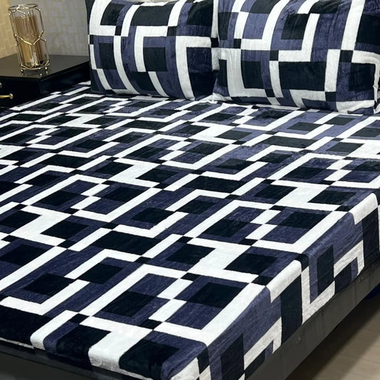 Cozy Fleece Bedsheet Set 3pc