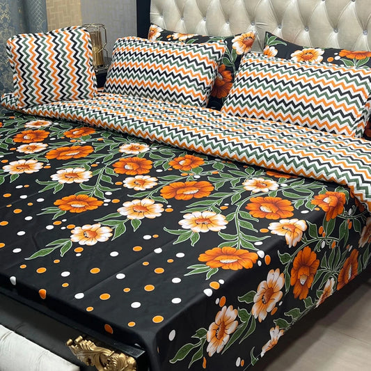 Luxury 7-Pcs Printed Comforter Set